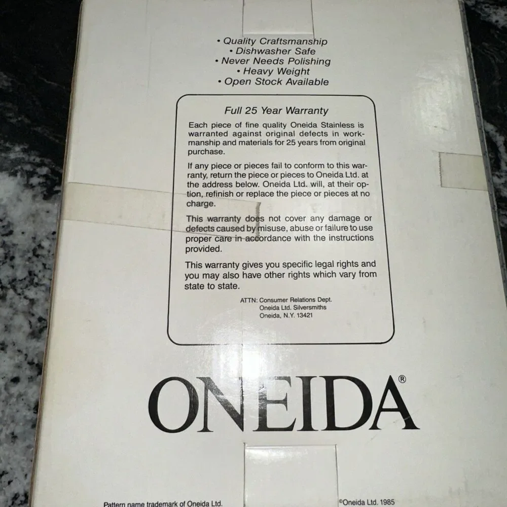 Vtg Oneida Rodgers Flatware Silverware American Ballad 20Pc Stainless USA NEW